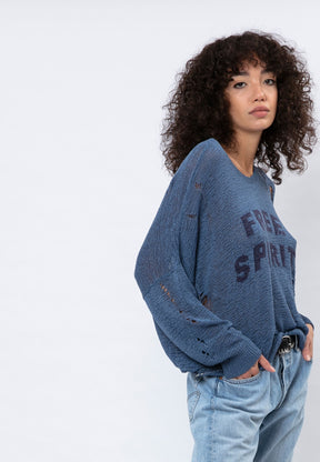SPIRIT JUMPER DENIM & NAVY