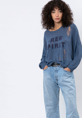 SPIRIT JUMPER DENIM & NAVY