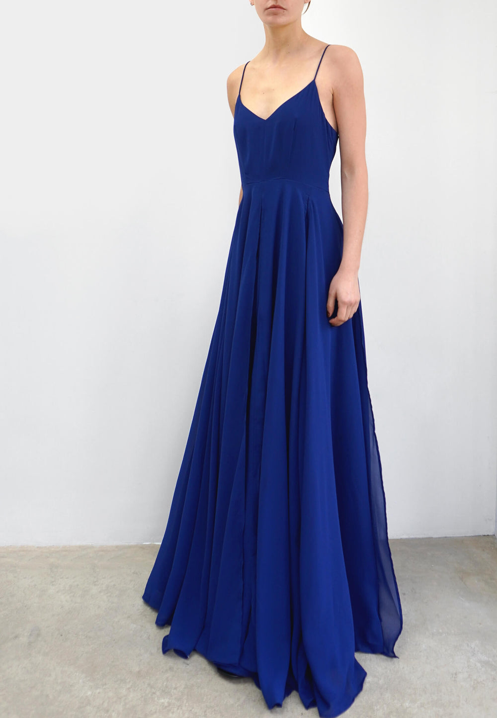 RELIGION Olsen Maxi Dress Navy