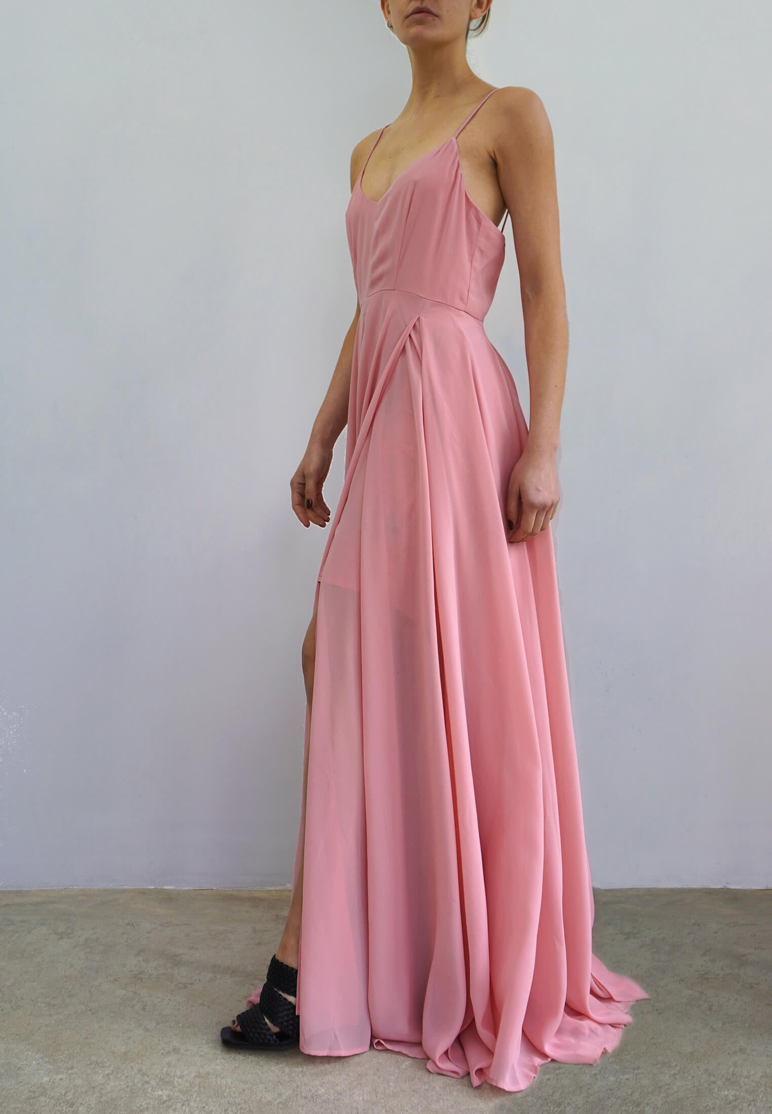 Rose maxi cheap dress