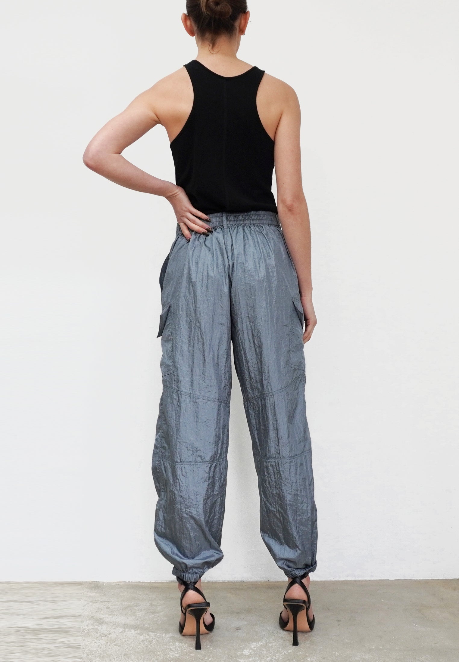 DISTANCE GREY CARGO TROUSERS
