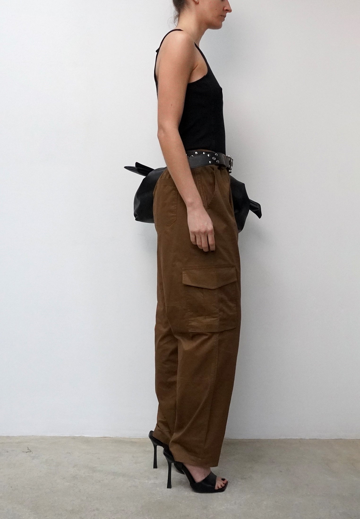 DESTINY BROWN CARGO TROUSERS