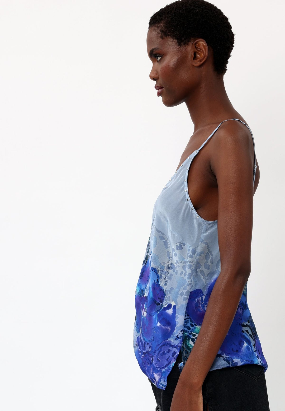 FRAME CAMI PERIPHERY BLUE