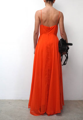 OLSEN MAXI DRESS ORANGE
