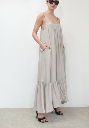 TIDE DRESS TAUPE