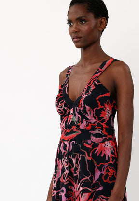 SUBLIME MAXI DRESS RISE POPPY RED