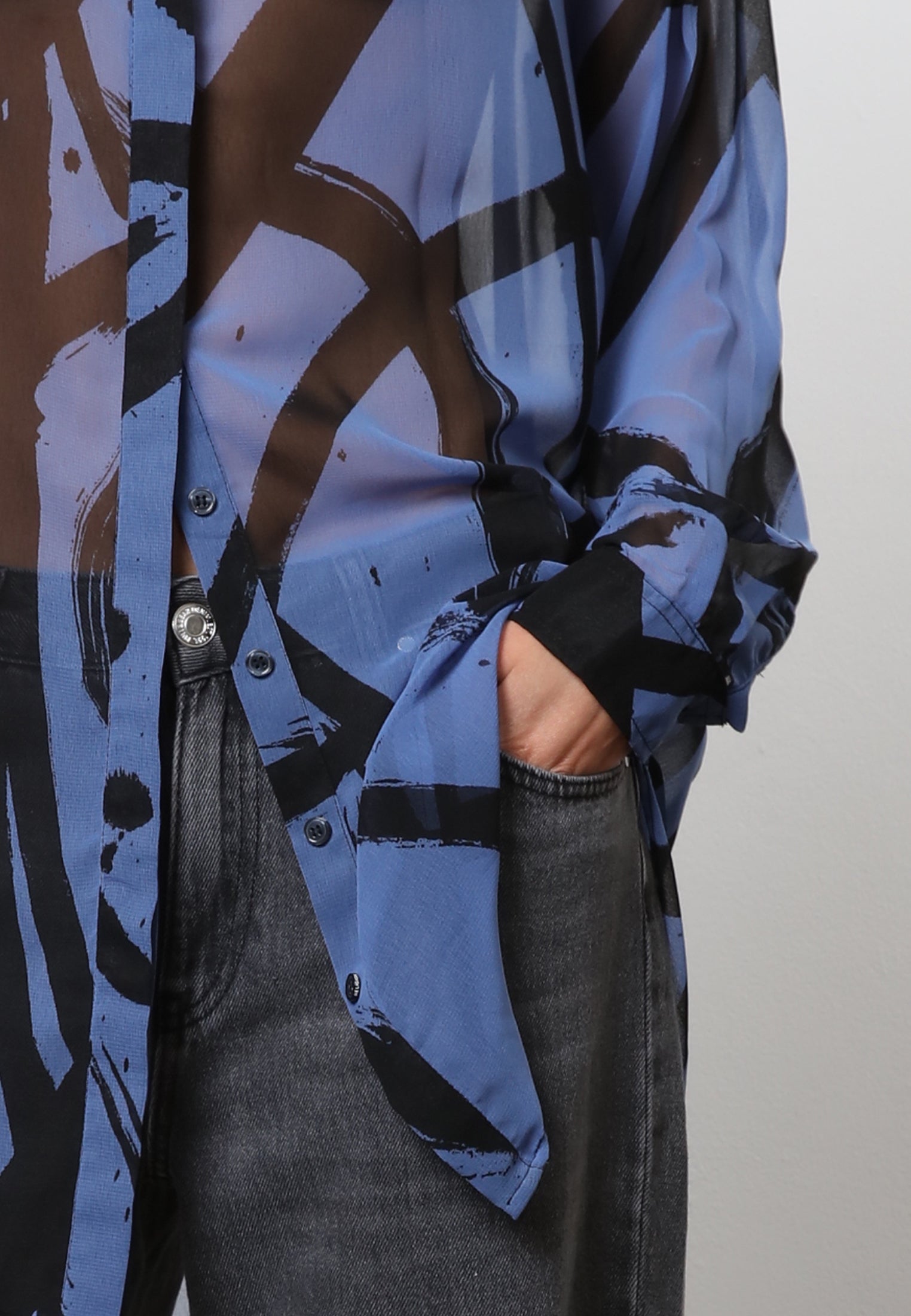 DUSK SHIRT BLUE & BLACK