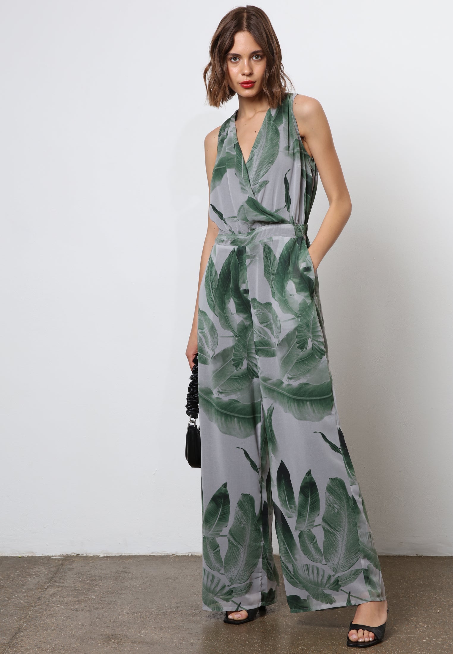 GEM JUMPSUIT BOTANIC GREEN