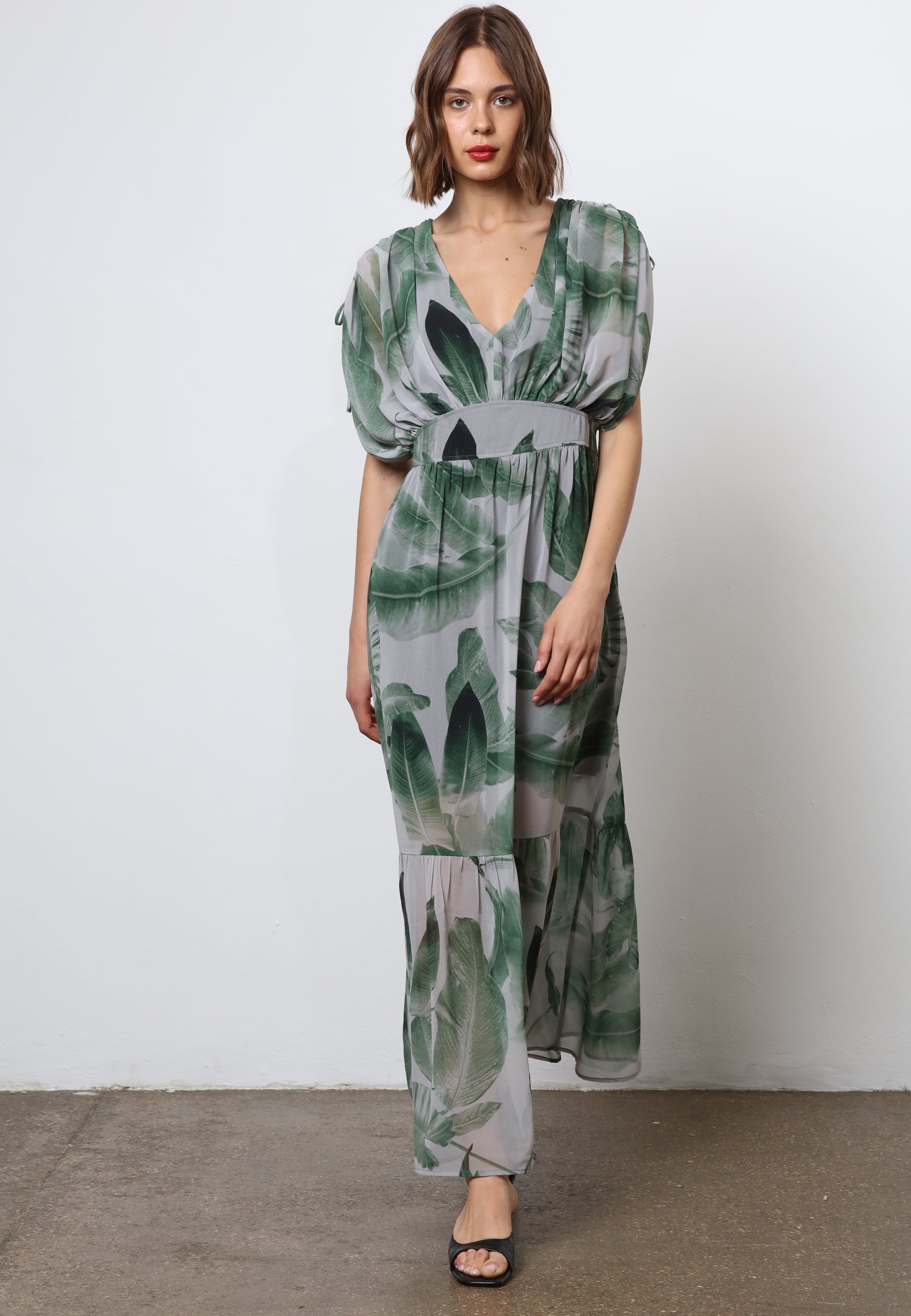 RADIANT MAXI DRESS BOTANIC GREEN