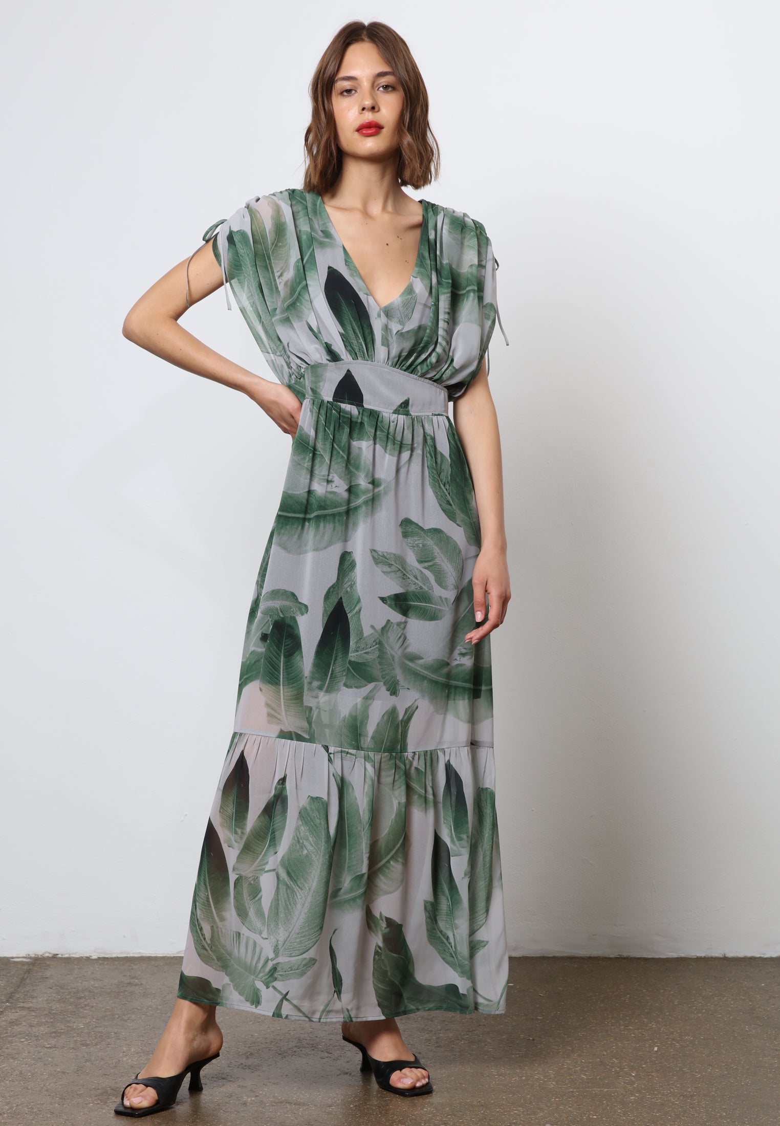 RADIANT MAXI DRESS BOTANIC GREEN