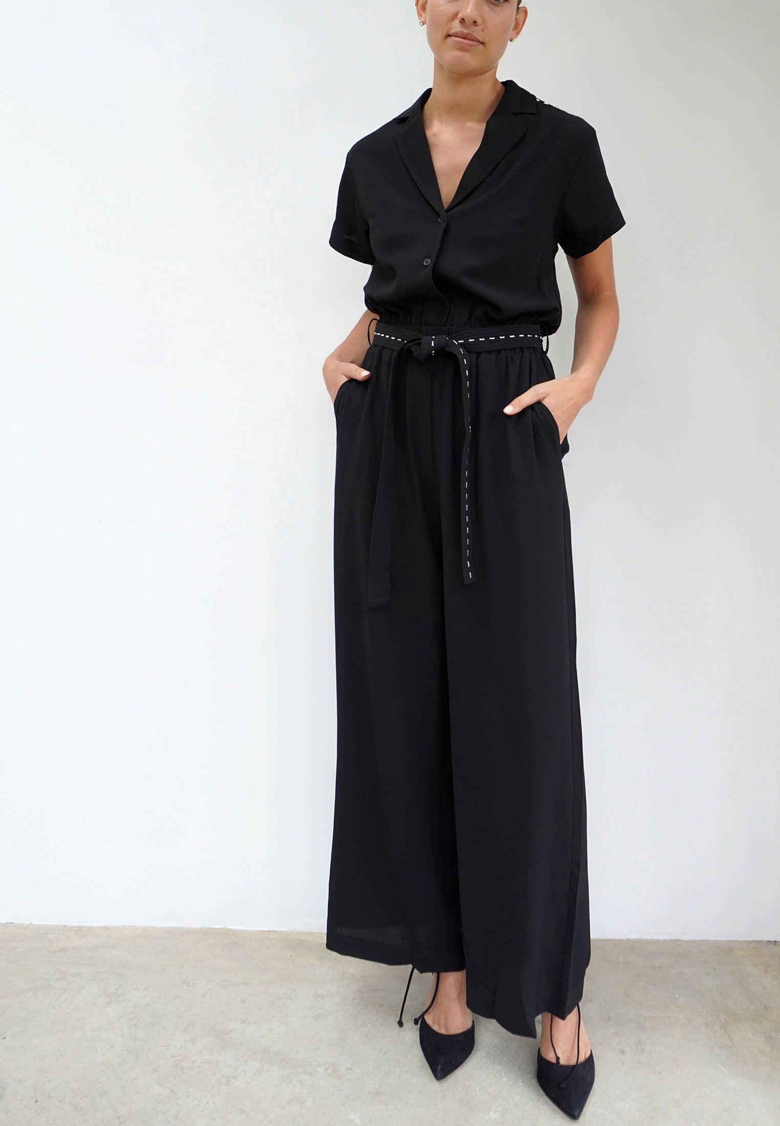 GLAMOUR BOILERSUIT BLACK