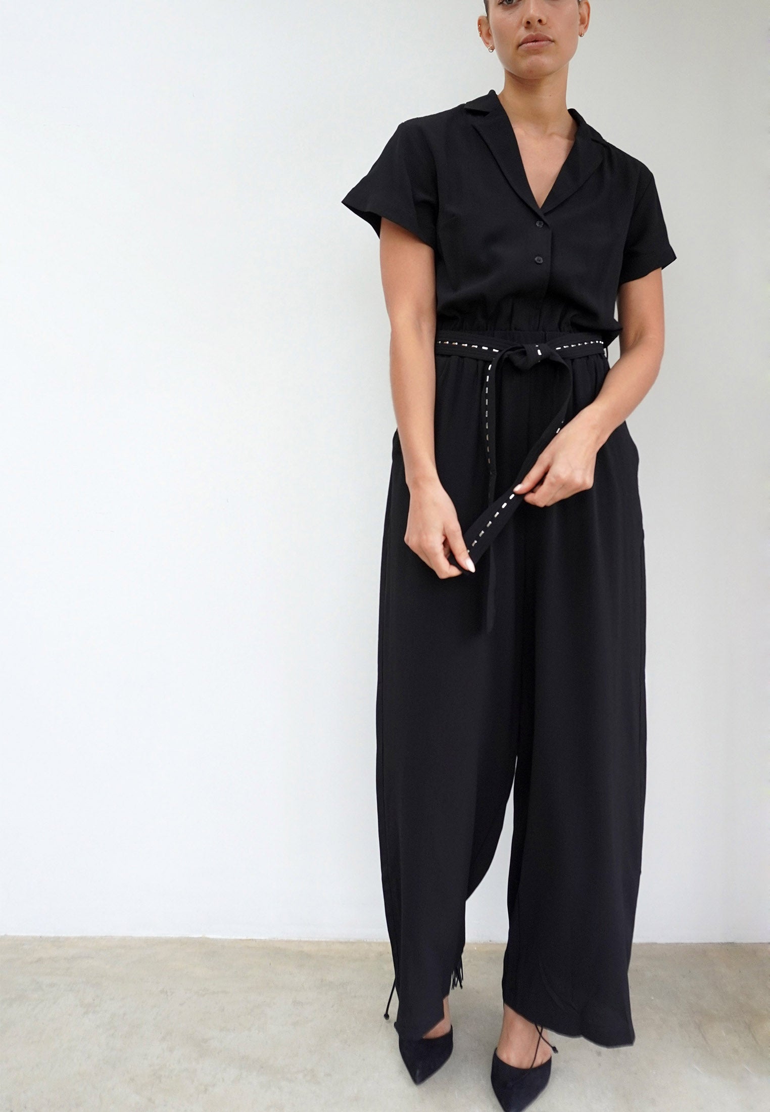 GLAMOUR BOILERSUIT BLACK