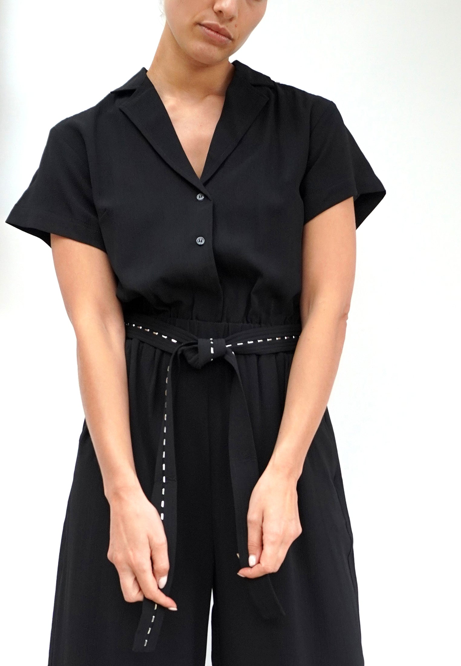 GLAMOUR BOILERSUIT BLACK