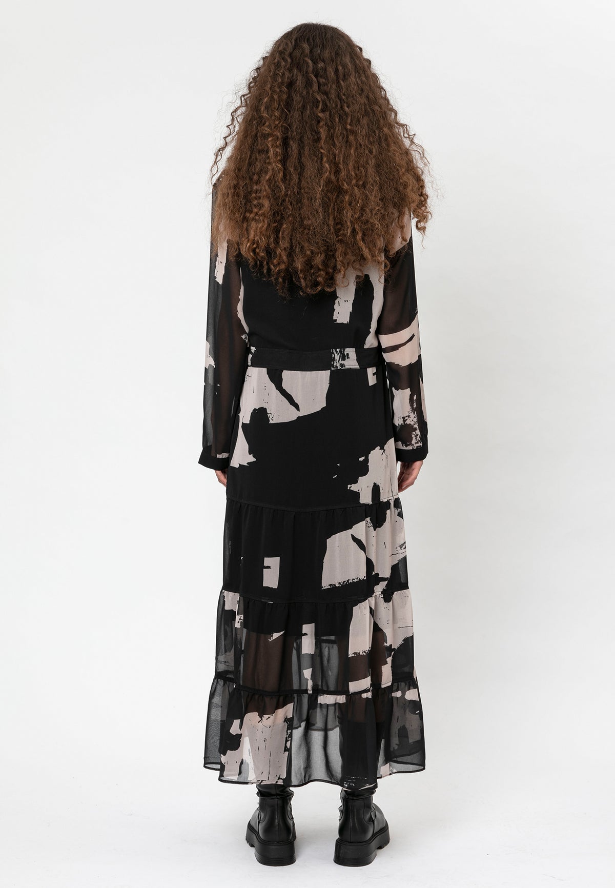 SELECT MAXI DRESS FACADE PRINT