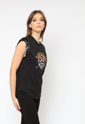 HEART T-SHIRT BLACK