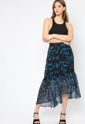 DAZZLE SKIRT DOWN PRINT
