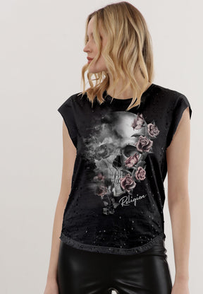 ILLUSION T-SHIRT BLACK