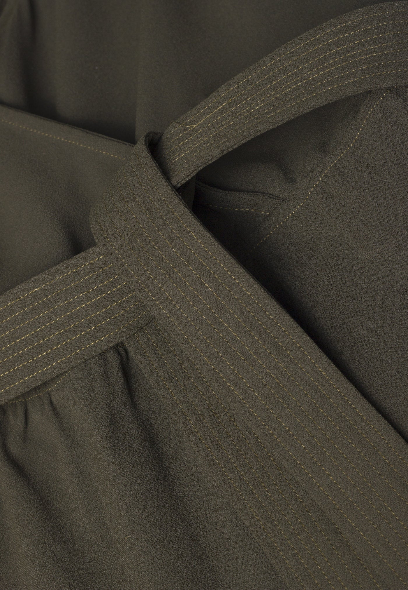 RELIGION Interstellar V-Neck Khaki Jumpsuit