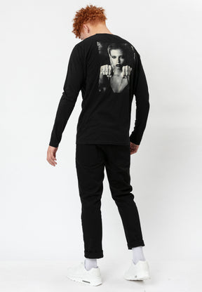 FREE LOVE TATTOO LS T-SHIRT BLACK