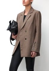 OUTLINE BLAZER BRINDLE