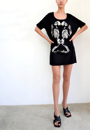 EFFECT DRESS BLACK & WHITE