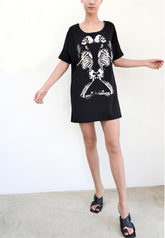 EFFECT DRESS BLACK & WHITE