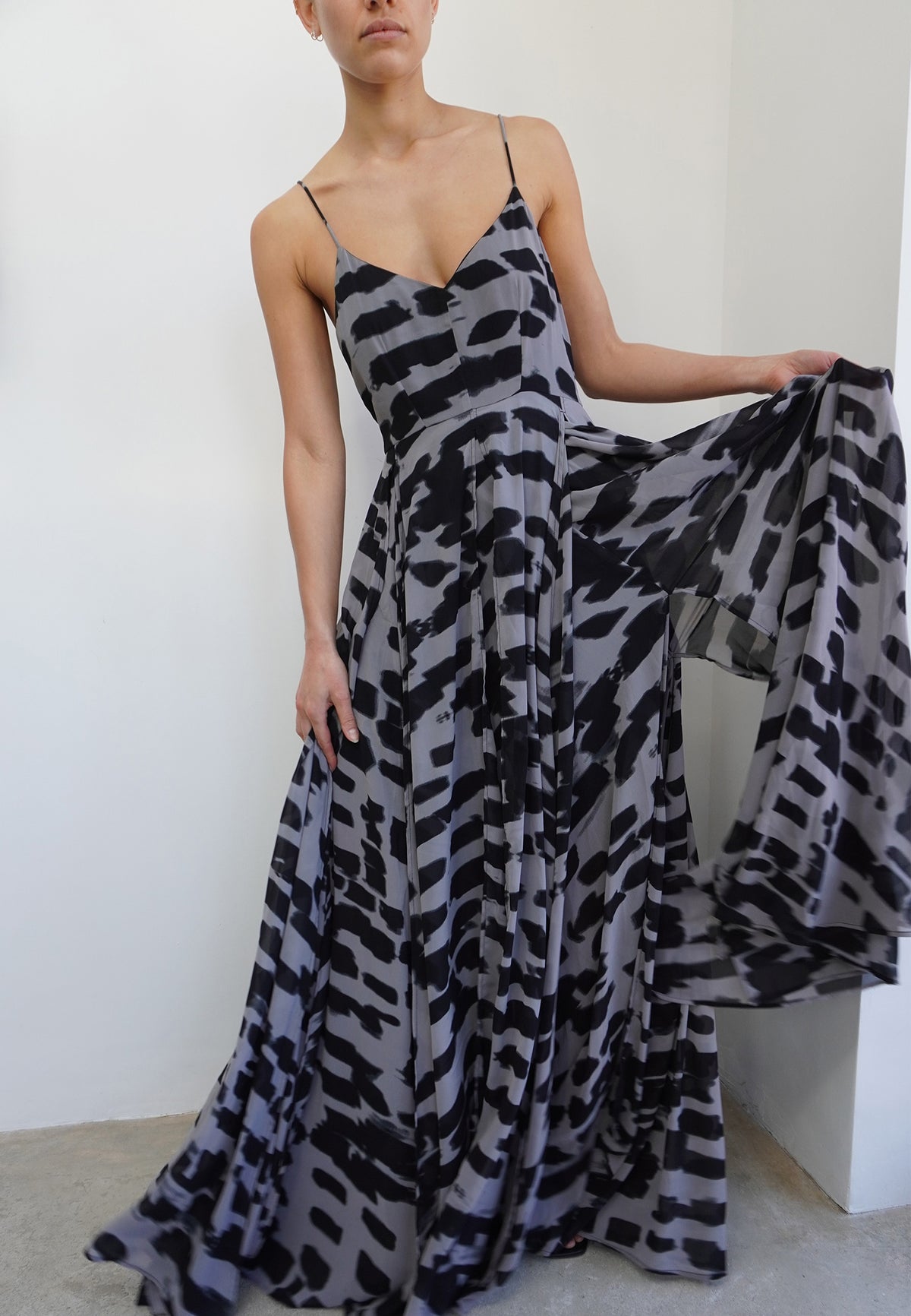 ZEBRA MAXI DRESS LEOPARD