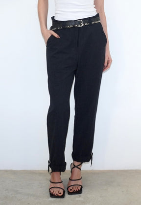 DASH BLACK TAILORED TROUSERS