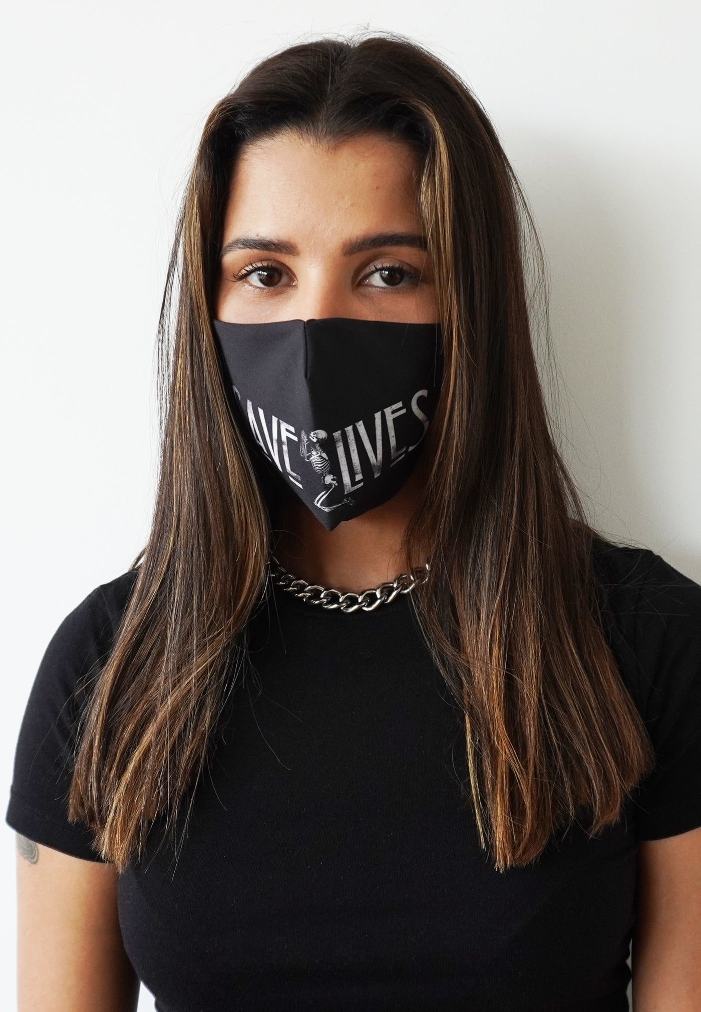 RELIGION Face Mask Save Lives Black