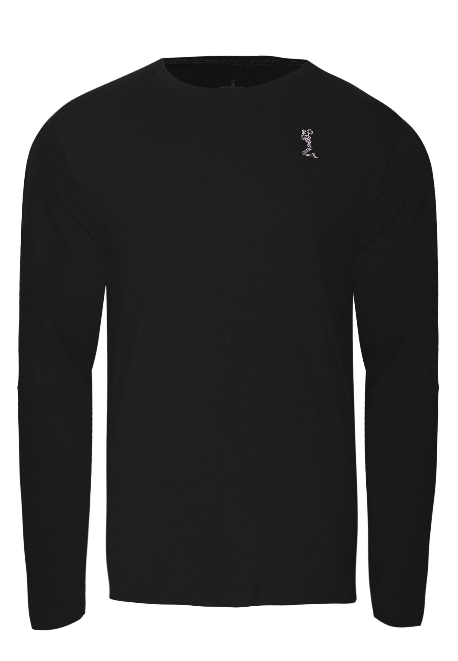 RELIGION Core Organic Long Sleeve Black T-Shirt