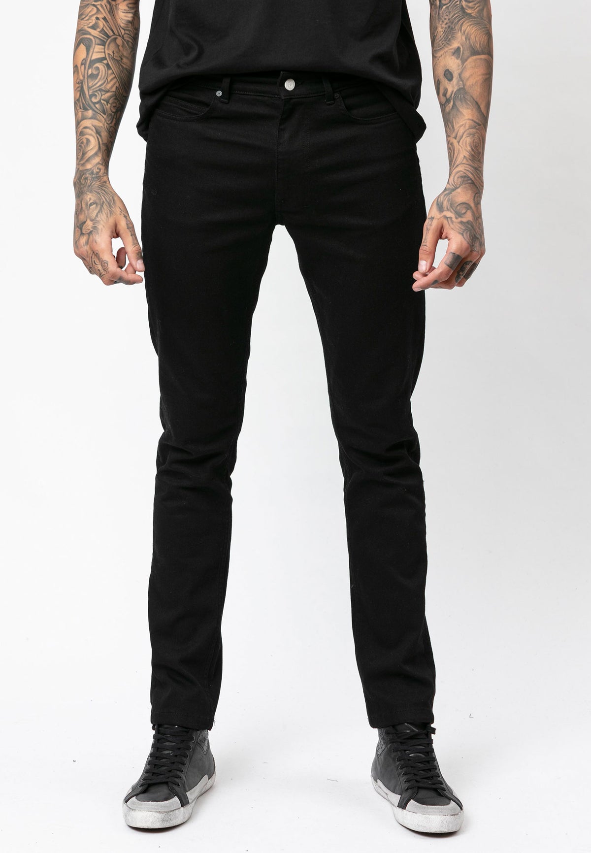 RELIGION Viscious Slim Fit Black Jeans