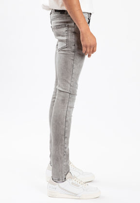 RELIGION Hero Skinny Jeans Grey Veins