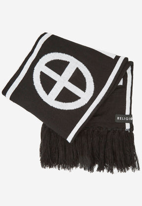 RELIGION Tasseled Miyan Scarf Black