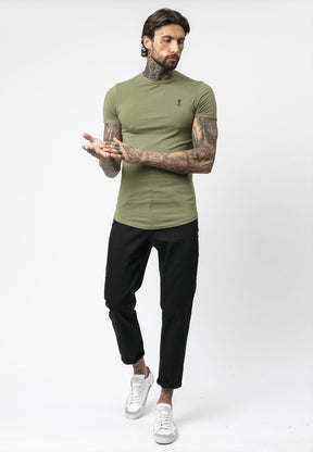 RELIGION Curve Organic Dark Olive T-Shirt