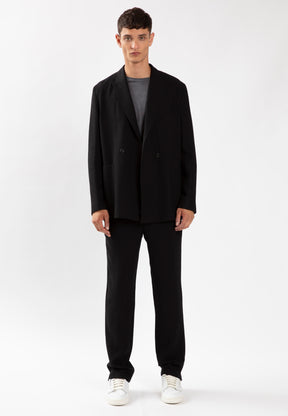 DOUBLE BREASTED JACKET BLACK