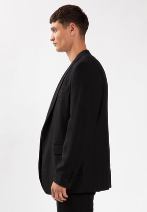 SINGLE BREASTED JACKET BLACK
