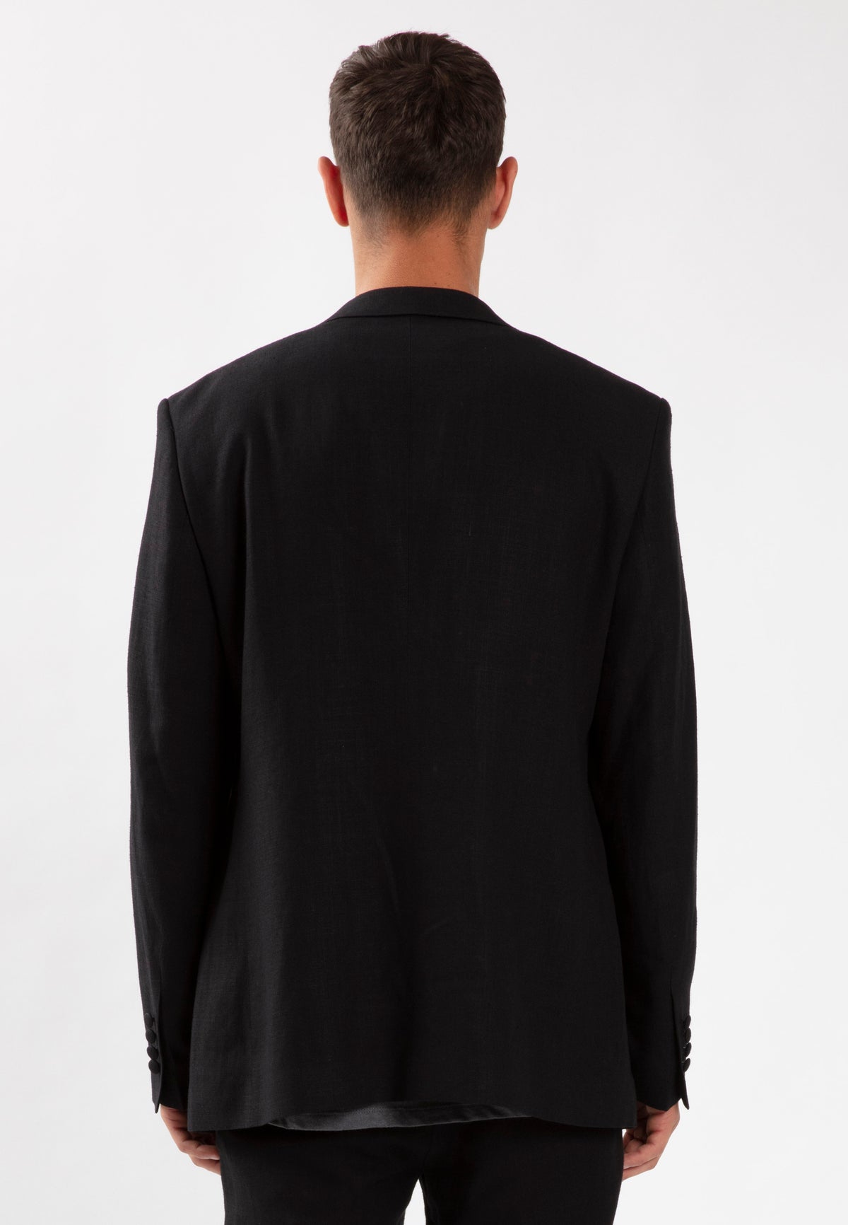 SINGLE BREASTED JACKET BLACK