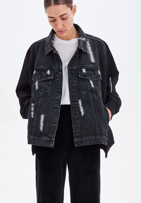 RELIGION Capricorn Oversized Denim Jacket
