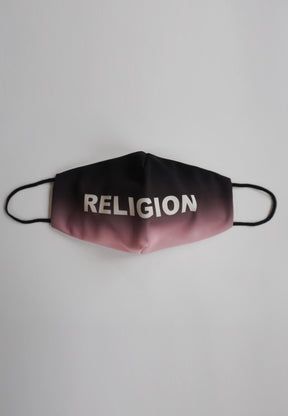 RELIGION Face Mask Gradient Pink Print